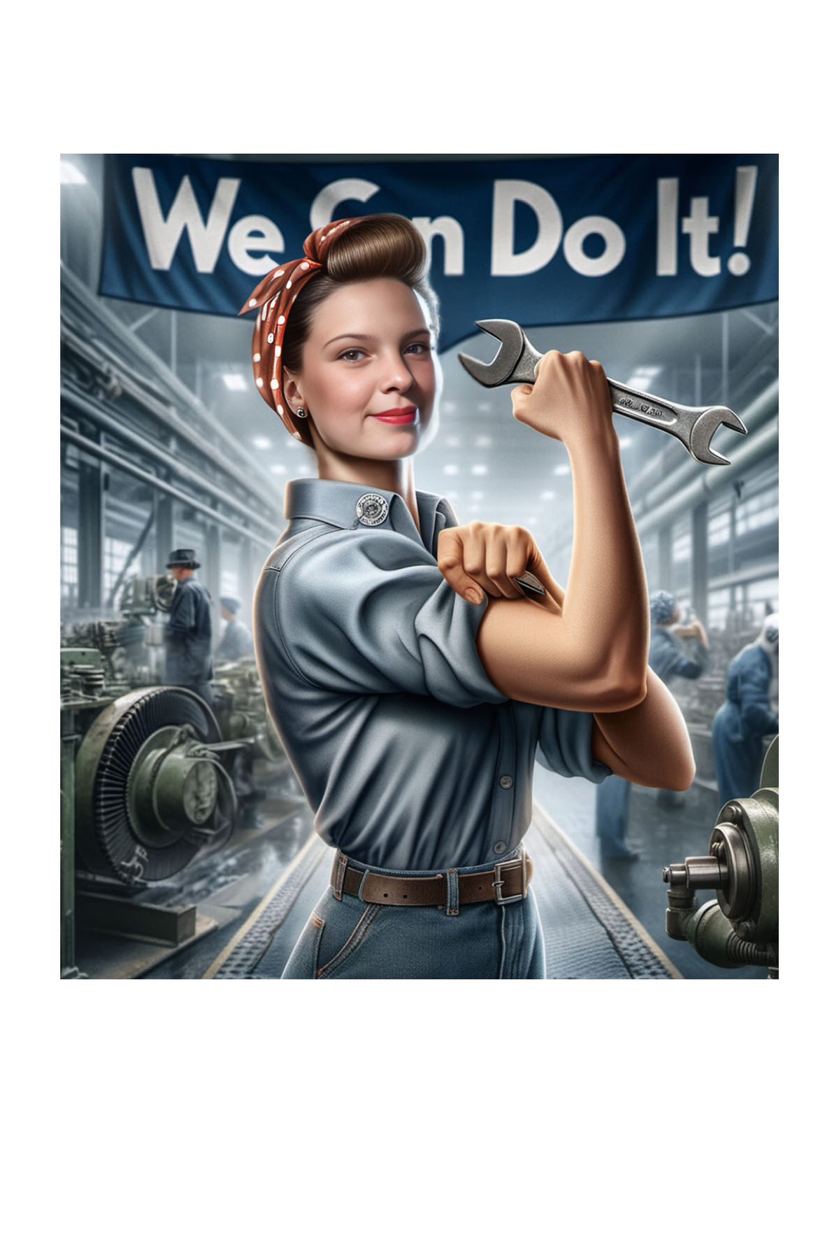 AI Experience Rosie the Riveter We Can Do It MirrorPIX