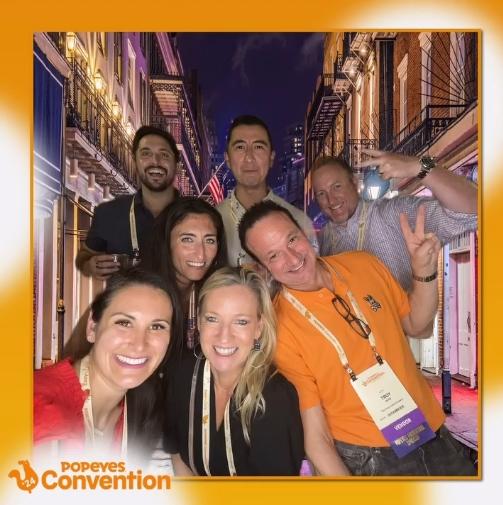 MirrorPIX corporate photo booth — Popeyes Convention