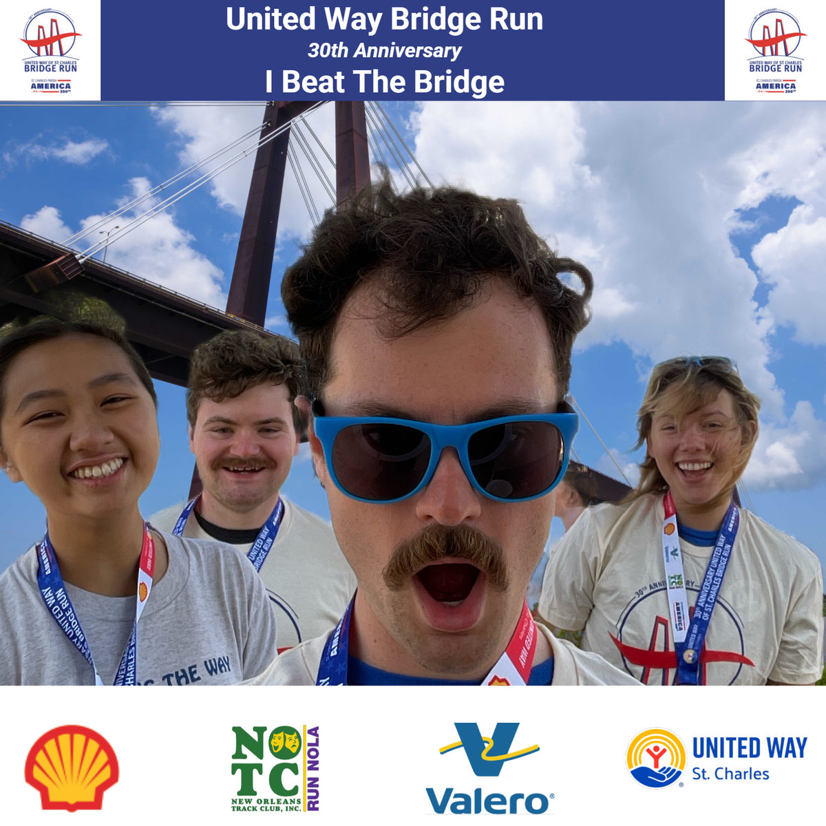 United Way Bridge Run 30th anniversary MirrorPIX print